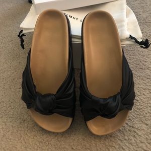 ✨SOLD✨Helmut Lang Leather slide slipper 38